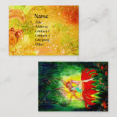 花の上で夢を見る妖精 名刺 (正面/裏面)