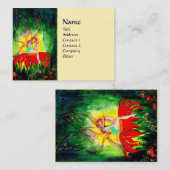 花の上で夢を見る妖精 名刺 (正面/裏面)