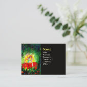 花の上で夢を見る妖精 名刺 (スタンド正面)