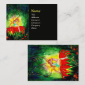 花の上で夢を見る妖精 名刺 (正面/裏面)