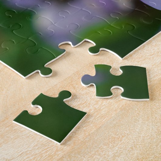 花の上に咲く ジグソーパズル (側面)