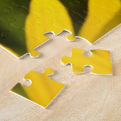 花の上に蝶バケエ ジグソーパズル (側面)