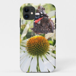 花の上のアゲハチョウ iPhone 11 ケース