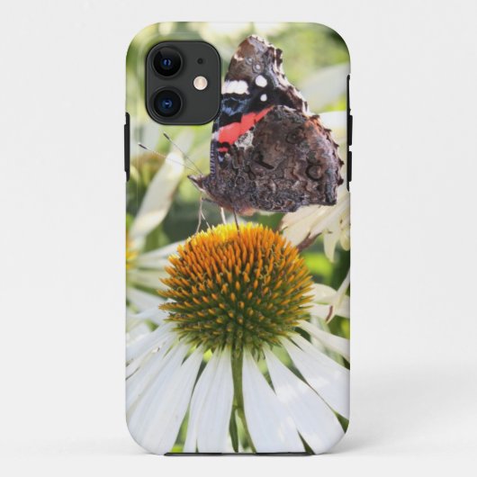 花の上のアゲハチョウ Case-Mate iPhoneケース (裏面)