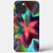 花の上の仮想の汚れ万華鏡のように千変万化するパターン火オレンジ Case-Mate iPhoneケース (裏面)