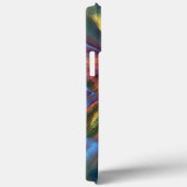 花の上の仮想の汚れ万華鏡のように千変万化するパターン火オレンジ Case-Mate iPhoneケース (裏面 / 右)