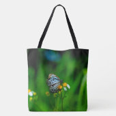花の上の蝶 トートバッグ (裏面)