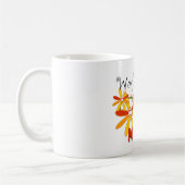 花の世界で最もクールなMeemaw コーヒーマグカップ (左)