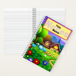 花の世界スパイラルノート ノートブック