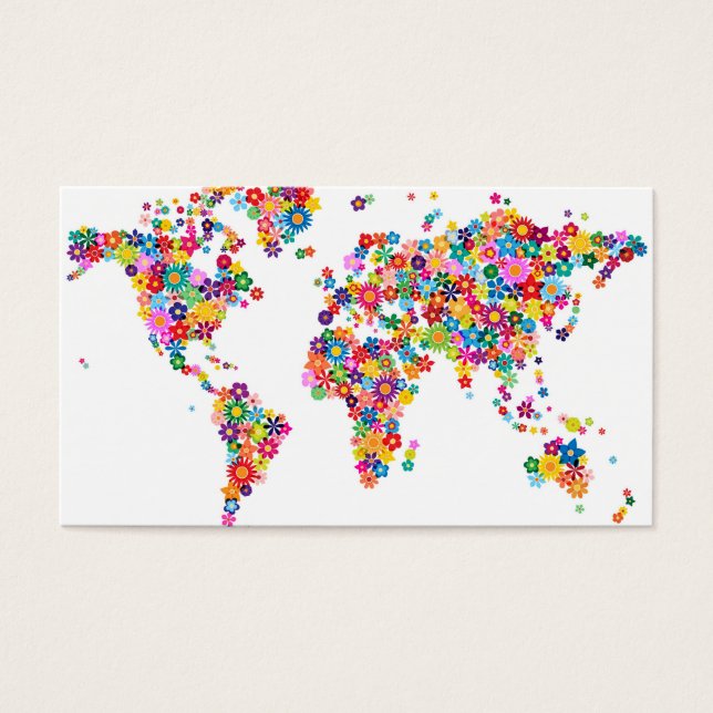 花の世界地図 (正面)