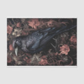 花の中でレイヴン1デコページ紙 薄葉紙 (正面)