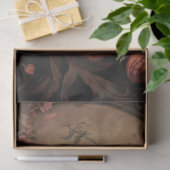 花の中でレイヴン2 Decopage紙 薄葉紙 (ギフト)