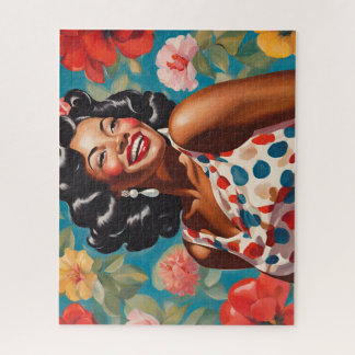 花の中で幸せ ジグソーパズル