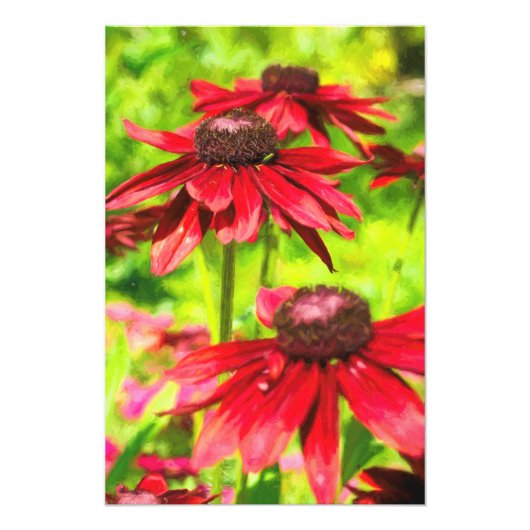 花の中で フォトプリント            (正面)