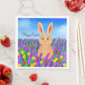 花の中のキュートなイースターバニー (インサイチュ)