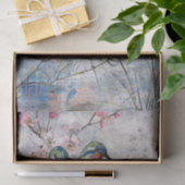 花の中のゴージャスな金魚 薄葉紙 (ギフト)