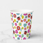 花の中のテントウムシ 紙コップ (右)