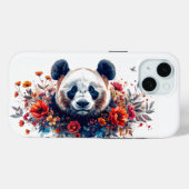 花の中のパンダ Case-Mate iPhoneケース (裏面 (横))