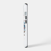 花の中のパンダ iPhone 15ケース (左側面)