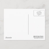 花の中のマグノリアの木 ポストカード (裏面)