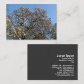 花の中のマグノリアの木 名刺 (正面/裏面)