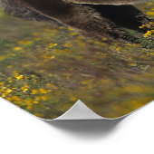 花の中のミニチュアのマーレとフォール ポスター (角)