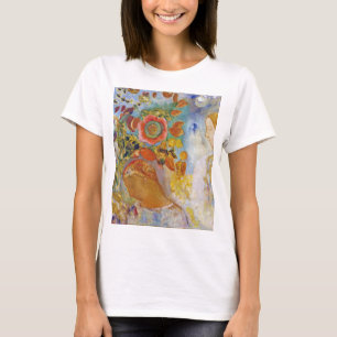花の中の二人の若い女の子,レドン Tシャツ