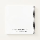 花の中の友人 ノートブック (裏面)