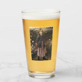 花の中の少女の歩く（バスティアン – レページ） タンブラーグラス