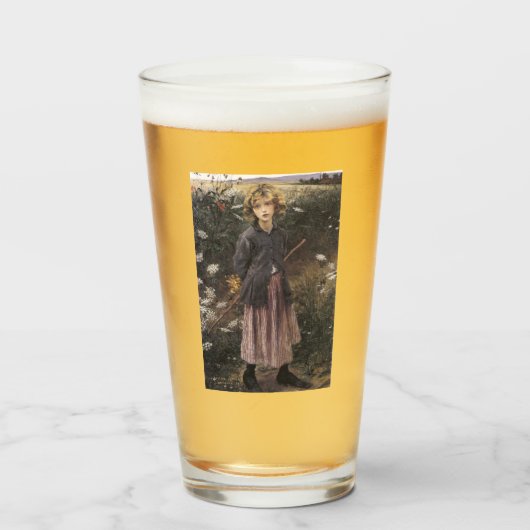 花の中の少女の歩く（バスティアン – レページ） タンブラーグラス (ドリンク正面)