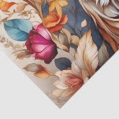 花の中の美しい牡鹿 薄葉紙 (詳細)