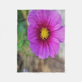 花の中の銀河系 フリースブランケット