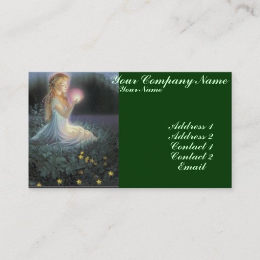 花の中の願い アドバイスカード (正面)