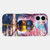 花の中を列車 – アニメ春の旅 Case-Mate iPhoneケース (裏面 (横))