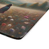 花の中 – 冒険好きな道 カッティングボード (角)