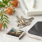 花の中 – 冒険好きな道 キーホルダー (側面)