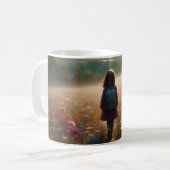 花の中 – 冒険好きな道 コーヒーマグカップ (正面左)