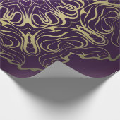 [花の丸み]:イラストレーション。B・バレンタイン ラッピングペーパー (角)