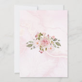 花の予想ゲーム カードにお菓子の数を当てよう 招待状 (裏面)