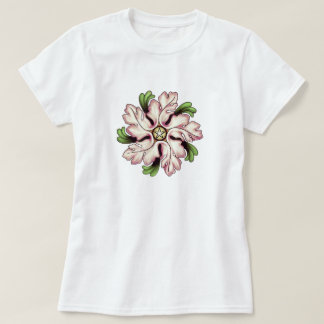 花の五芒星 Tシャツ