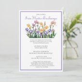 花の交換：アイリス球根 招待状 (スタンド正面)