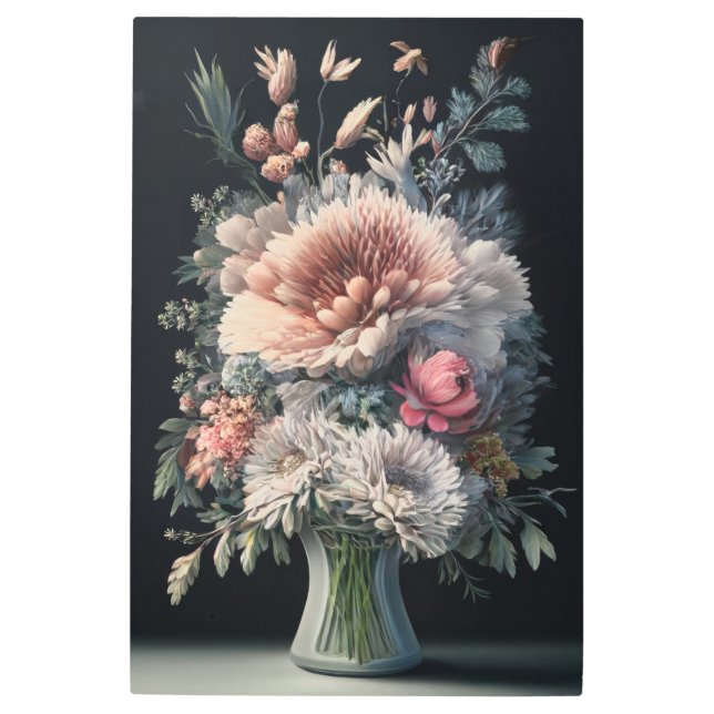 花の交響曲 メタルプリント (正面)