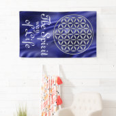 花の人生 – スタンプ銀+あなたのバック。&アイディア 横断幕 (インサイチュ)