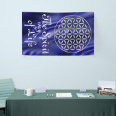 花の人生 – スタンプ銀+あなたのバック。&アイディア 横断幕 (トレードショー)