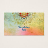 花の人生 – ヴィンテージオーナメント曼荼羅1 (裏面)