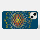 花の人生 – ヴィンテージオーナメント曼荼羅1 Case-Mate iPhoneケース (裏面 (横))