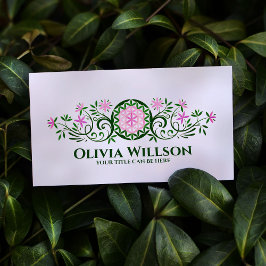 花の人生 – 花盛りのオーナメント 名刺