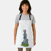 花の付いたウサギ エプロン (インサイチュ)