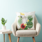 花の付いたオウム クッション (椅子)