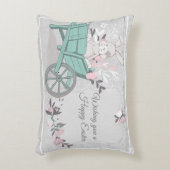 花の付いたバニー アクセントクッション (正面(垂直))